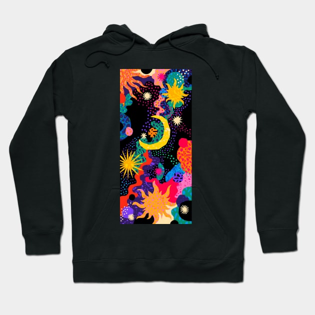 Doodle art of the sky Hoodie by Dawaly